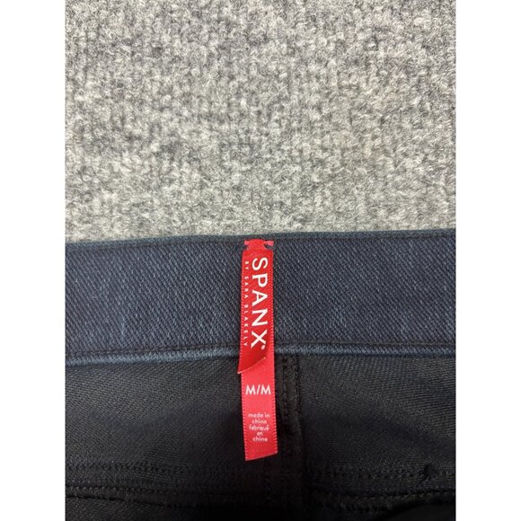 Spanx Pants Womens Medium Dark Wash Denim Jeggings Pull On Skinny High Rise - Picture 2 of 8